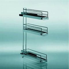 3 Tier Base Pullout 90 Degree Chrome 3 Tier Base Pullout 90 Degree Chrome