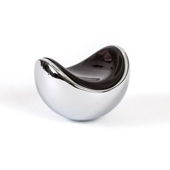 Zest 1-9/16 Inch Diameter Black Polished Chrome Cabinet Knob Zest 1-9/16 Inch Diameter Black Polished Chrome Cabinet Knob
