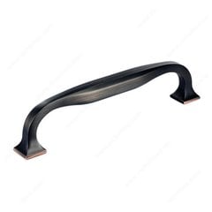 Grace 5-1/16 Inch Center to Center Brushed Oil-Rubbed Bronze Cabinet Pull Grace 5-1/16 Inch Center to Center Brushed Oil-Rubbed Bronze Cabinet Pull