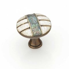 Fair Isle 1-3/8 Inch Diameter Aged Dover Cabinet Knob Fair Isle 1-3/8 Inch Diameter Aged Dover Cabinet Knob
