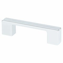 Skyline 3-3/4 Inch Center to Center Polished Chrome Cabinet Pull Skyline 3-3/4 Inch Center to Center Polished Chrome Cabinet Pull