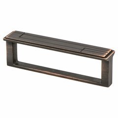 Oak Park 3-3/4 Inch Center to Center Venetian Bronze Cabinet Pull Oak Park 3-3/4 Inch Center to Center Venetian Bronze Cabinet Pull