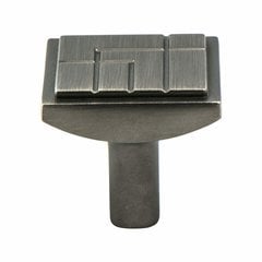 Oak Park 1-1/8 Inch Diameter Vintage Nickel Cabinet Knob Oak Park 1-1/8 Inch Diameter Vintage Nickel Cabinet Knob