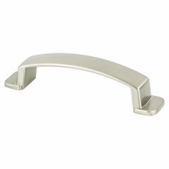 Oasis 3-3/4 Inch Center to Center Brushed Nickel Cabinet Pull Oasis 3-3/4 Inch Center to Center Brushed Nickel Cabinet Pull