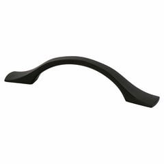 Echo 3-3/4 Inch Center to Center Matte Black Cabinet Pull Echo 3-3/4 Inch Center to Center Matte Black Cabinet Pull
