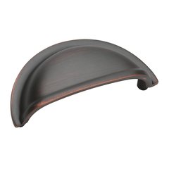 Solid Brass 3 Inch Center to Center Oil Rubbed Bronze Cabinet Cup Pull Solid Brass 3 Inch Center to Center Oil Rubbed Bronze Cabinet Cup Pull