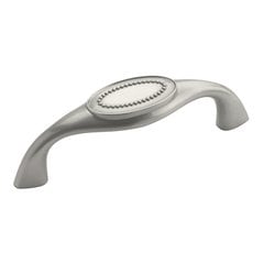 Opulence 3 Inch Center to Center Sterling Nickel Cabinet Pull Opulence 3 Inch Center to Center Sterling Nickel Cabinet Pull