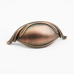 French Farm 3 Inch Center to Center Empire Bronze Cabinet Cup Pull French Farm 3 Inch Center to Center Empire Bronze Cabinet Cup Pull