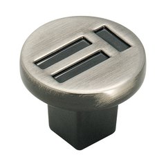 Evolutions 1-1/4 Inch Diameter Pewter Cabinet Knob Evolutions 1-1/4 Inch Diameter Pewter Cabinet Knob