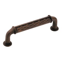 Padma 3-3/4 Inch Center to Center Antique Rust Cabinet Pull Padma 3-3/4 Inch Center to Center Antique Rust Cabinet Pull