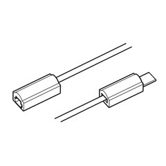 Loox Interconnect Lead w/ Clip for LED Strip Light 19-5/8" Loox Interconnect Lead w/ Clip for LED Strip Light 19-5/8"