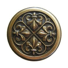 Olde Worlde 1-3/8 Inch Diameter Antique Brass Cabinet Knob Olde Worlde 1-3/8 Inch Diameter Antique Brass Cabinet Knob