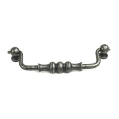 Savannah 5-1/16 Inch Center to Center Wrought Iron Cabinet Bail Pull Savannah 5-1/16 Inch Center to Center Wrought Iron Cabinet Bail Pull