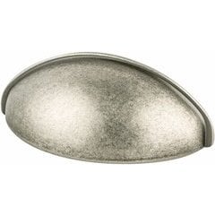 Advantage Plus 3 2-1/2 Inch Center to Center Weathered Nickel Cabinet Cup Pull Advantage Plus 3 2-1/2 Inch Center to Center Weathered Nickel Cabinet Cup Pull