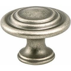 Advantage Plus 4 1-5/16 Inch Diameter Weathered Nickel Cabinet Knob Advantage Plus 4 1-5/16 Inch Diameter Weathered Nickel Cabinet Knob