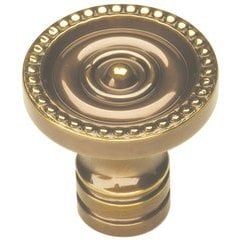 Savannah Knob 1-1/4 inch Diameter Sherwood Antique Brass Savannah Knob 1-1/4 inch Diameter Sherwood Antique Brass