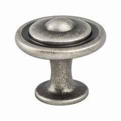 Advantage Plus 5 1-1/4 Inch Diameter Weathered Nickel Cabinet Knob Advantage Plus 5 1-1/4 Inch Diameter Weathered Nickel Cabinet Knob
