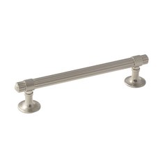 Seagrass 5-1/16 Inch Center to Center Satin Nickel Cabinet Pull Seagrass 5-1/16 Inch Center to Center Satin Nickel Cabinet Pull