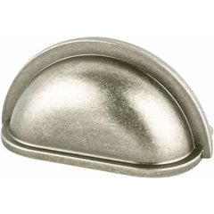 Advantage Plus 5 3 Inch Center to Center Weathered Nickel Cabinet Cup Pull Advantage Plus 5 3 Inch Center to Center Weathered Nickel Cabinet Cup Pull