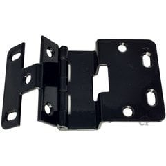 #74 Five Knuckle Overlay Institutional Hinge - Black Powder Coat #74 Five Knuckle Overlay Institutional Hinge - Black Powder Coat