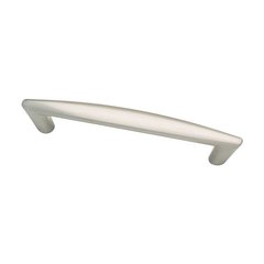 Modern 5-1/16 Inch Center to Center Satin Nickel Cabinet Pull Modern 5-1/16 Inch Center to Center Satin Nickel Cabinet Pull
