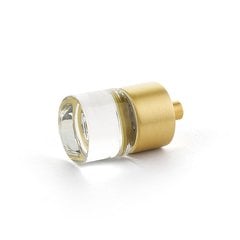 City Lights Knob 7/8" Dia Satin Brass City Lights Knob 7/8" Dia Satin Brass