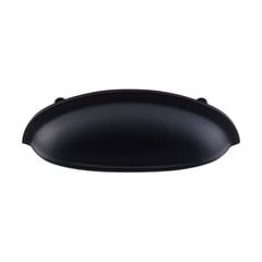 Somerset 3 Inch Center to Center Flat Black Cabinet Cup Pull Somerset 3 Inch Center to Center Flat Black Cabinet Cup Pull