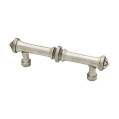 French Romantics 3 Inch Center to Center Brushed Satin Pewter Cabinet Pull French Romantics 3 Inch Center to Center Brushed Satin Pewter Cabinet Pull