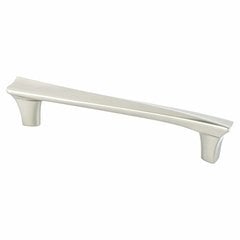 Fluidic 5-1/16 Inch Center to Center Brushed Nickel Cabinet Pull Fluidic 5-1/16 Inch Center to Center Brushed Nickel Cabinet Pull