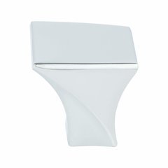 Fluidic 1-3/16 Inch Length Polished Chrome Cabinet Knob Fluidic 1-3/16 Inch Length Polished Chrome Cabinet Knob