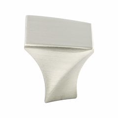 Fluidic 1-3/16 Inch Length Brushed Nickel Cabinet Knob Fluidic 1-3/16 Inch Length Brushed Nickel Cabinet Knob