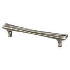 Puritan 5-1/16 Inch Center to Center Brushed Tin Cabinet Pull Puritan 5-1/16 Inch Center to Center Brushed Tin Cabinet Pull