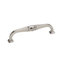Katharine 5-1/16 Inch Center to Center Satin Nickel Cabinet Pull Katharine 5-1/16 Inch Center to Center Satin Nickel Cabinet Pull