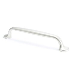 Euro Classica 5-1/16 Inch Center to Center Brushed Nickel Cabinet Pull Euro Classica 5-1/16 Inch Center to Center Brushed Nickel Cabinet Pull