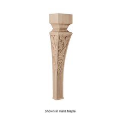Nouveau Tall Corbel Unfinished Red Oak Nouveau Tall Corbel Unfinished Red Oak