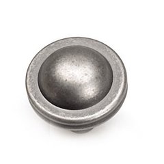 Kama 1-1/4 Inch Diameter Antique Pewter Cabinet Knob Kama 1-1/4 Inch Diameter Antique Pewter Cabinet Knob