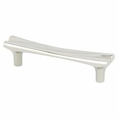 Puritan 3-3/4 Inch Center to Center Polished Nickel Cabinet Pull Puritan 3-3/4 Inch Center to Center Polished Nickel Cabinet Pull