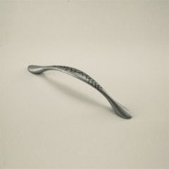 Hamilton 5-1/16 Inch Center to Center Antique Silver Cabinet Pull Hamilton 5-1/16 Inch Center to Center Antique Silver Cabinet Pull