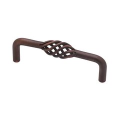 Forged Iron 3-3/4 Inch Center to Center Venetian Bronze Cabinet Pull Forged Iron 3-3/4 Inch Center to Center Venetian Bronze Cabinet Pull