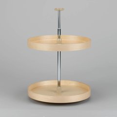 Full Circle Two Shelf Set 18" Diameter - Wood Full Circle Two Shelf Set 18" Diameter - Wood