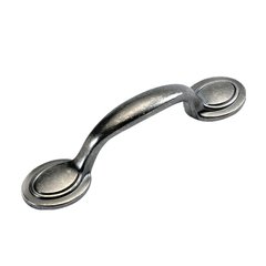 Eclipse 3 Inch Center to Center Black Nickel Vibed Cabinet Pull Eclipse 3 Inch Center to Center Black Nickel Vibed Cabinet Pull