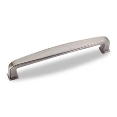 Milan 1 5-1/16 Inch Center to Center Bright Nickel Brushed with Dull Lacquer Cabinet Pull Milan 1 5-1/16 Inch Center to Center Bright Nickel Brushed with Dull Lacquer Cabinet Pull
