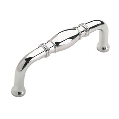 Granby 3 Inch Center to Center Polished Chrome Cabinet Pull Granby 3 Inch Center to Center Polished Chrome Cabinet Pull