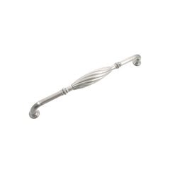 French Twist 8 Inch Center to Center Satin Nickel Cabinet Pull French Twist 8 Inch Center to Center Satin Nickel Cabinet Pull