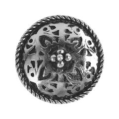 Jewel 1-1/16 Inch Diameter Brite Nickel Cabinet Knob Jewel 1-1/16 Inch Diameter Brite Nickel Cabinet Knob