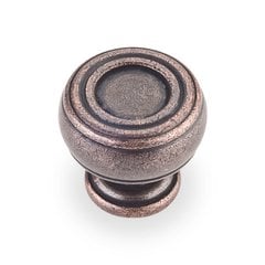 Bremen 2 1-3/16 Inch Diameter Dark Machined Antique Copper Cabinet Knob Bremen 2 1-3/16 Inch Diameter Dark Machined Antique Copper Cabinet Knob