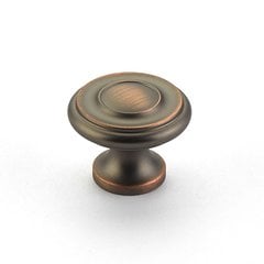 Colonial 1-1/2 Inch Diameter Aurora Bronze Cabinet Knob Colonial 1-1/2 Inch Diameter Aurora Bronze Cabinet Knob