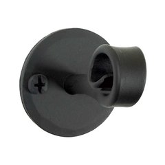 Coat Hook with Round Backplate Black Iron Coat Hook with Round Backplate Black Iron