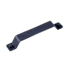 Raw Authentic Pull 6-5/16 inch Center to Center Matte Black Steel Raw Authentic Pull 6-5/16 inch Center to Center Matte Black Steel
