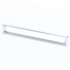 Dual 7-9/16 Inch Center to Center Polished Chrome Cabinet Pull Dual 7-9/16 Inch Center to Center Polished Chrome Cabinet Pull